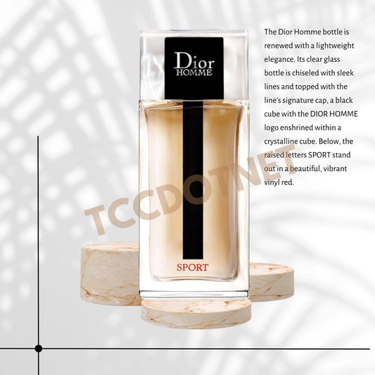 Dior Homme Sport Eau de Toilette - Fresh, Woody and Spicy Notes 100 mL New