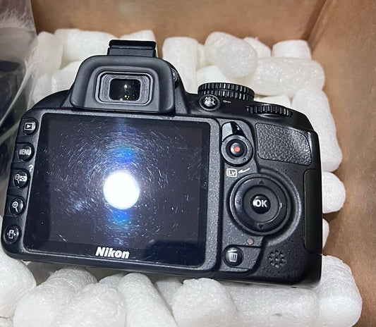 Nikon D D3100 14.2MP Digital SLR Camera - Black (Body Only) USED No charger